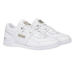 Mallet Womens/Ladies X Reebok Leather Workout Sneakers / White